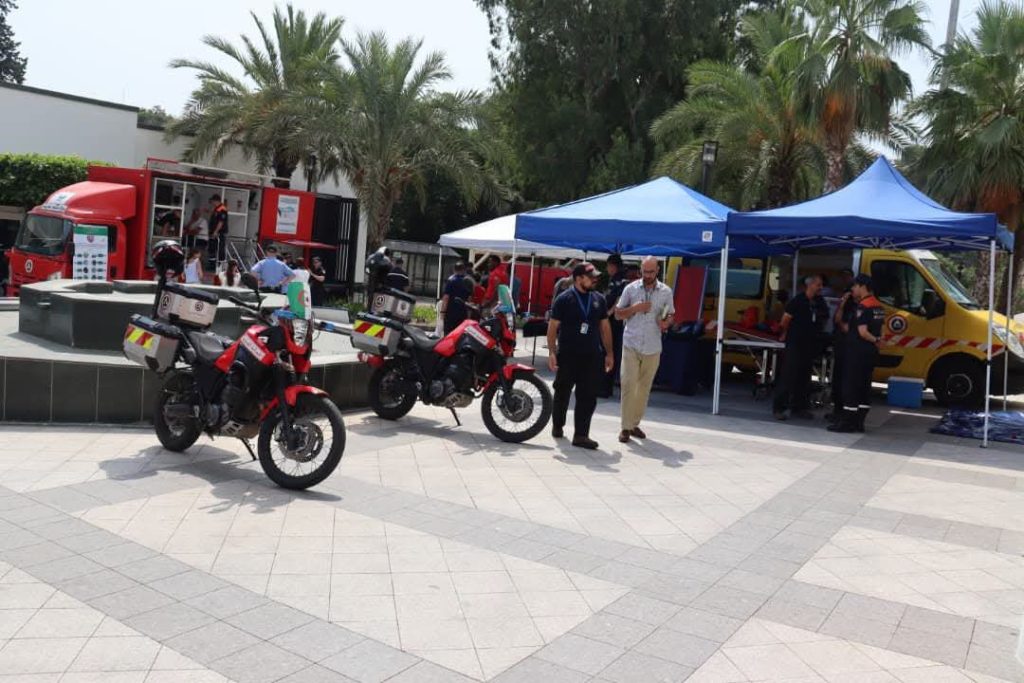 المديرية العامة للحماية المدنية تنظم يوم تحسيسي و توعي بسفارة الولايات المتحدة الأمريكية بالجزائر العاصمة