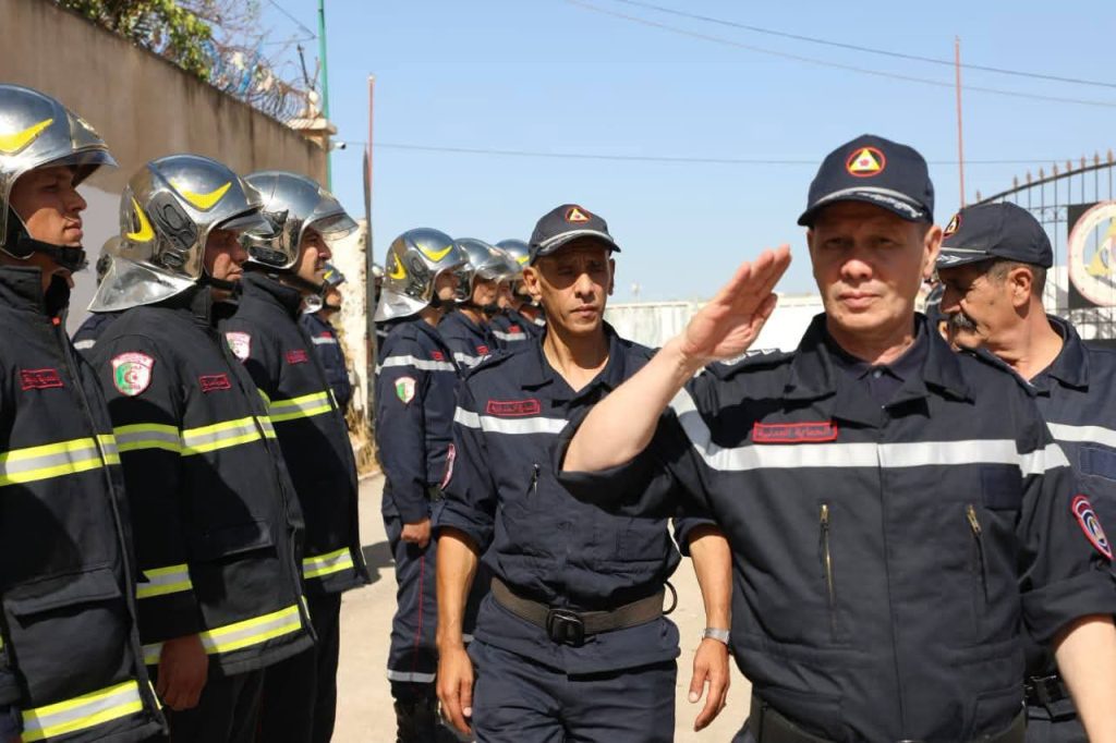 زيارة عمل ومعاينة المدير العام للحماية المدنية للوحدات العملياتية والإدارية وأجهزة مكافحة الحرائق وحراسة الشواطئ بولايات قسنطينة، ميلة وجيجل