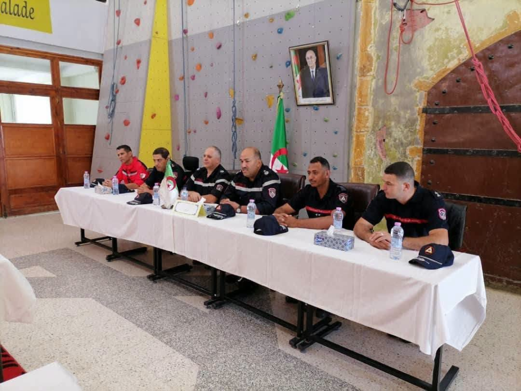 تنظيم دورتين تحضيريتين لفائدة ضباط الحماية المدنية في مجال البحث والإنقاذ في الجبال والأماكن الوعرة (GRIMP)